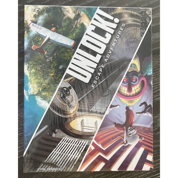Unlock! Escape Adventures by Cyril Demaegd 2020 Space Cowboys, New and Sealed - Picture 1 of 9